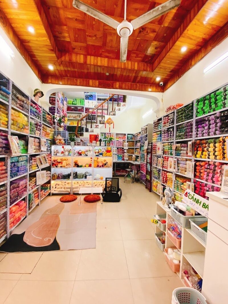 cửa hàng bán len ở Hà Nội