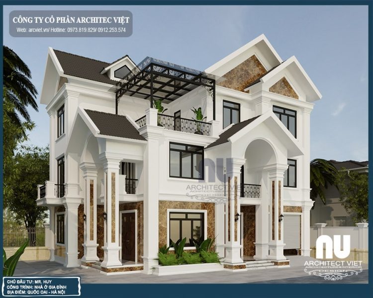 thiết kế nhà đẹp Hà Nội - Công Ty Arcviet
