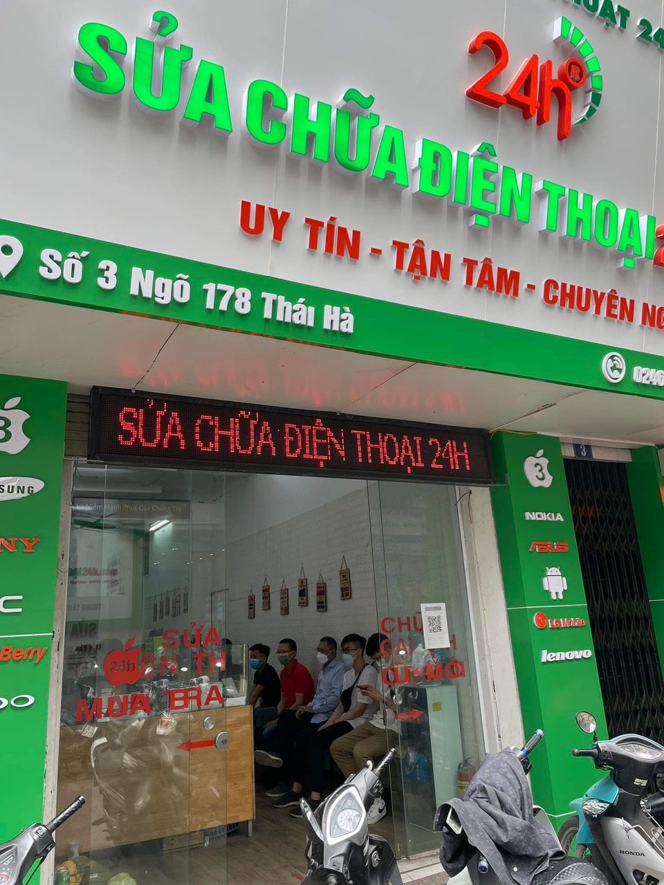 Trung Tâm Sửa Chữa Điện Thoại 24H Tại Hà Nội
