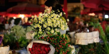 chợ hoa tết hà nội