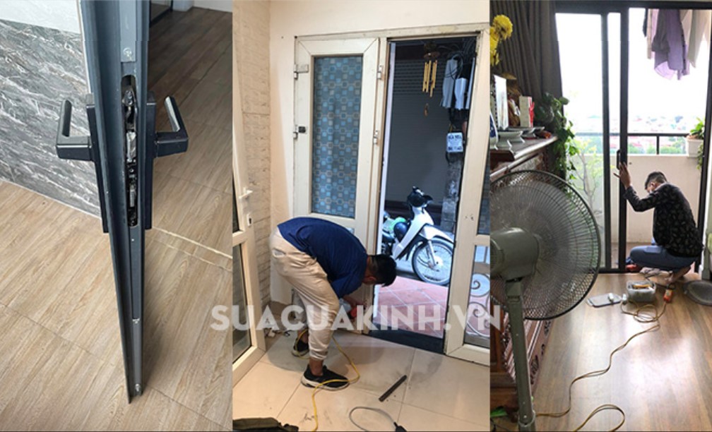 Sửa cửa nhôm kính Hà Nội